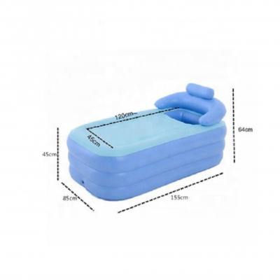 New style portable foldable massage inflatable spa bathtub for adult