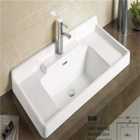 China Factory Price Ceramic Vessel Sink Portable Wash Basin Hair Salon